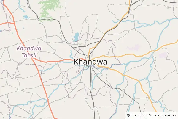 Mapa Khandwa