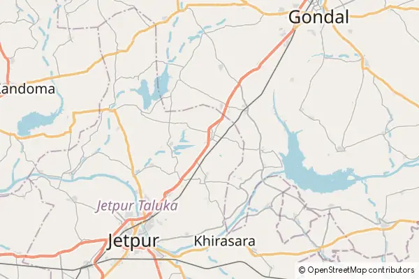 Mapa Jetpur