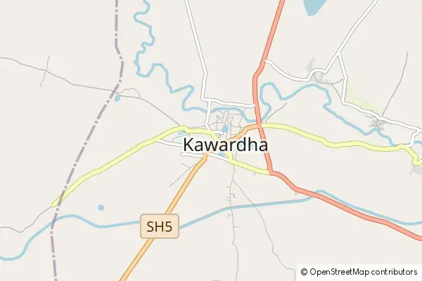 Mapa Kawardha