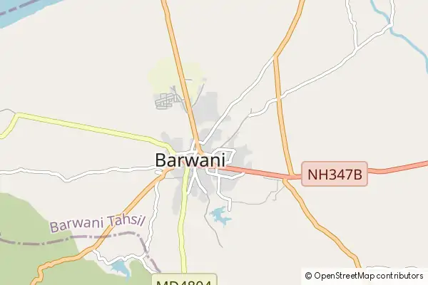 Mapa Barwāni