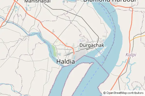 Mapa Haldia