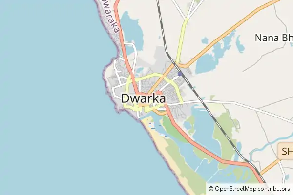 Mapa Dwarka