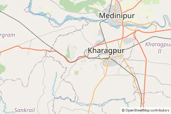 Mapa Kharagpur
