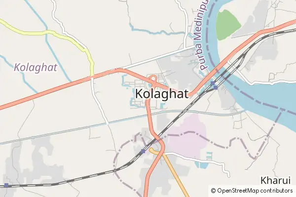 Mapa Kolaghat