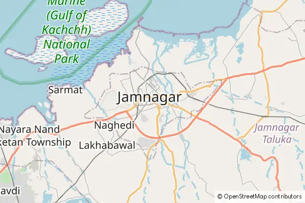 Mapa Jamnagar