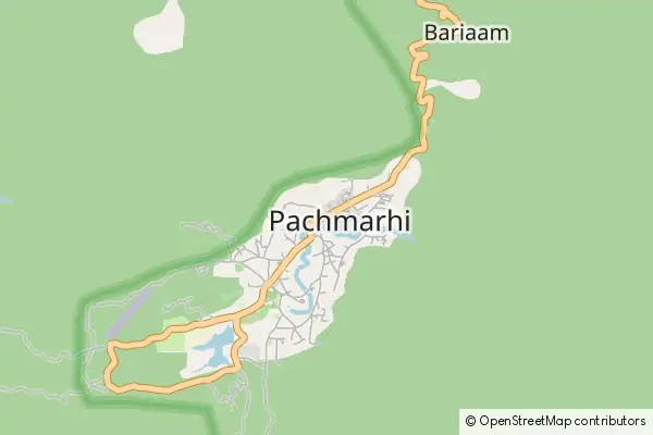 Mapa Pachmarhi