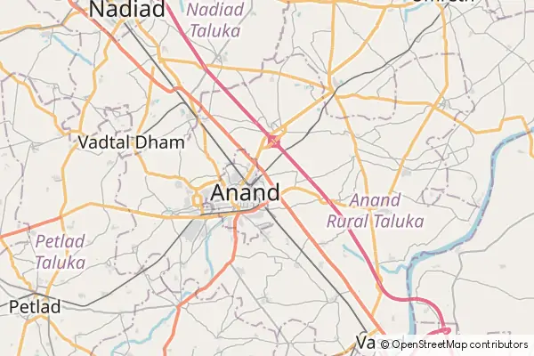 Mapa Anand