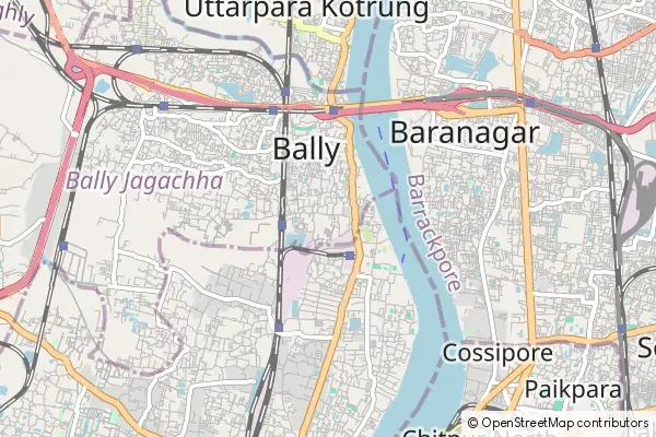 Mapa Howrah