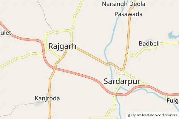 Mapa Rājgarh