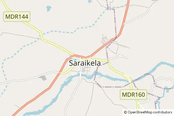 Mapa Seraikela