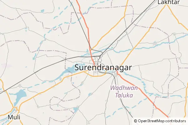 Mapa Surendranagar