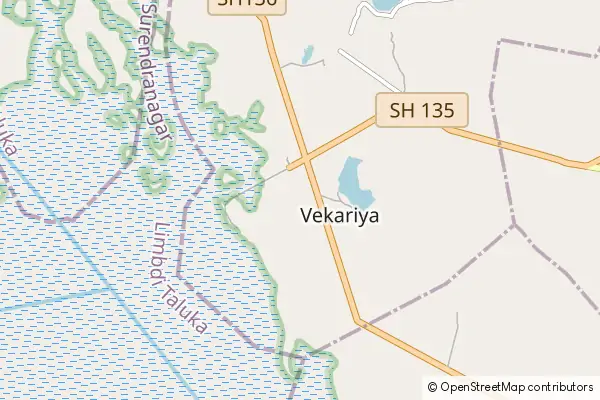 Mapa Nalsarovar