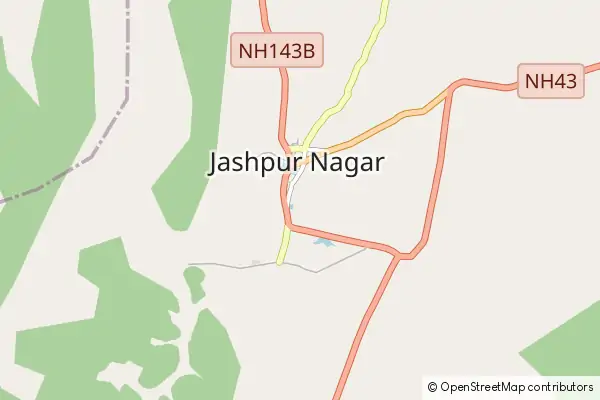 Mapa Jashpur