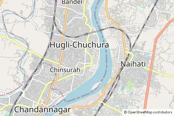 Mapa Chinsurah