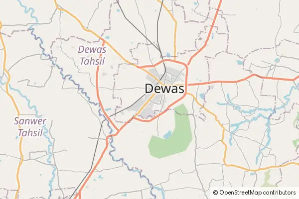 Mapa Dewas