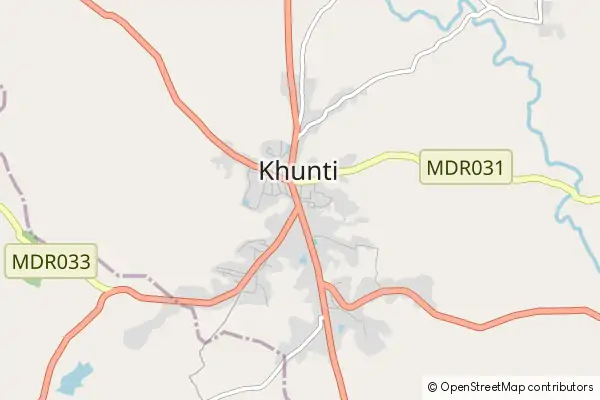 Mapa Khunti