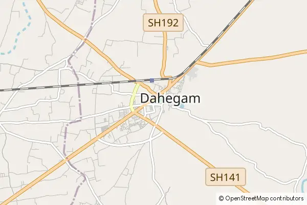 Mapa Dehgam