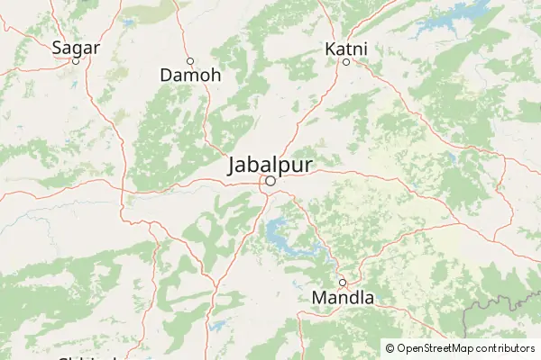 Mapa Dżabalpur