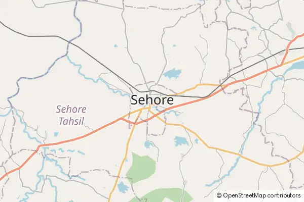 Mapa Sehore