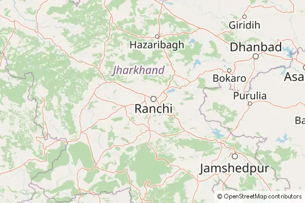 Mapa Ranchi