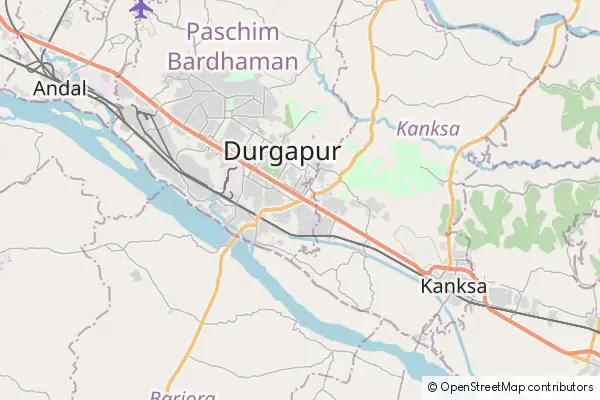 Mapa Durgapur