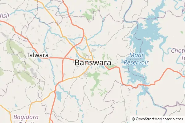 Mapa Banswara