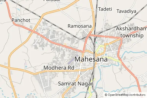 Mapa Mehsana