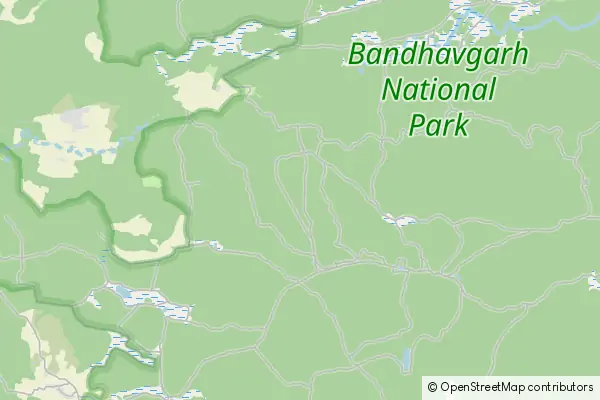 Mapa Park Narodowy Bandhavgarh