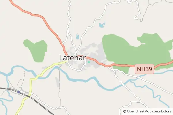 Mapa Lātehār