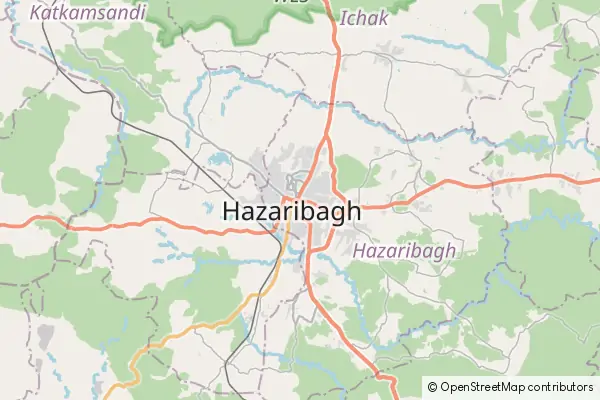 Mapa Hazaribag