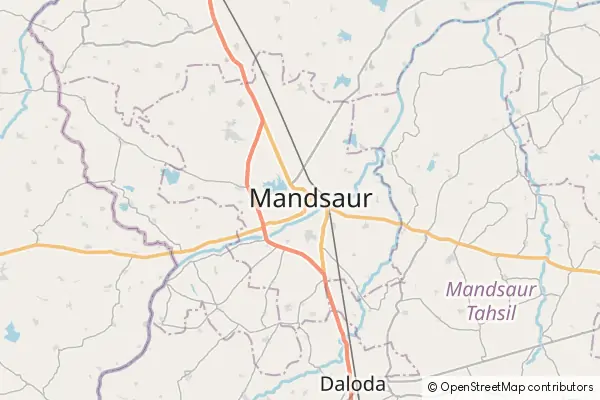 Mapa Mandsaur