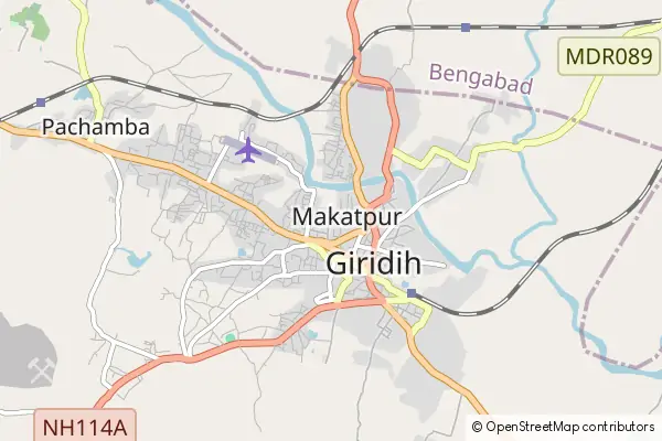 Mapa Gīrīdīh