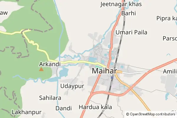 Mapa Maihar