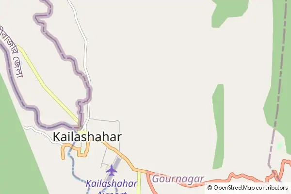 Mapa Kailāshahar