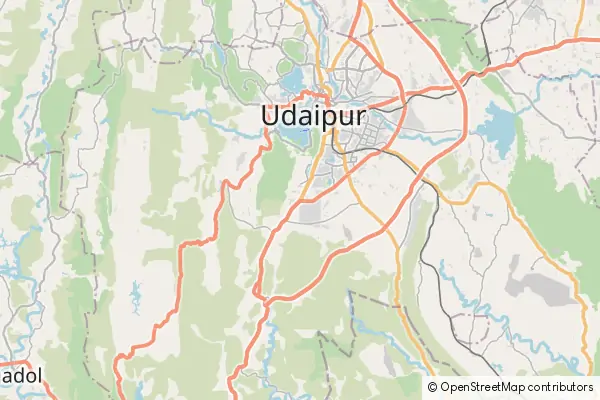 Mapa Udajpur