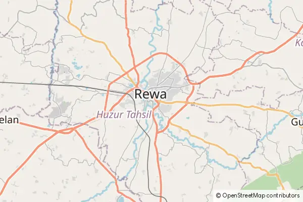 Mapa Rewa