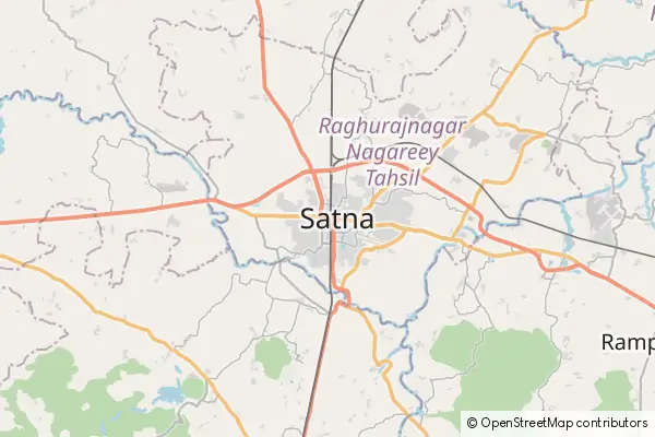 Mapa Satna