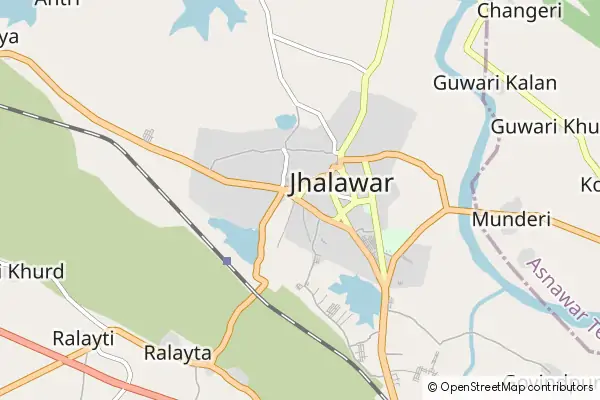 Mapa Jhalawar