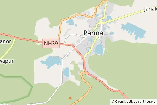 Mapa Panna