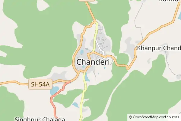 Mapa Chanderi