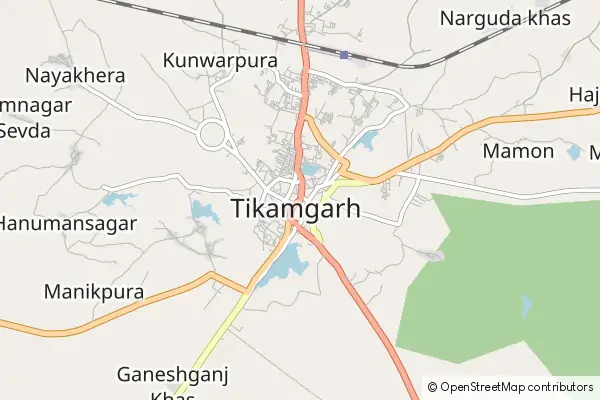 Mapa Tīkamgarh