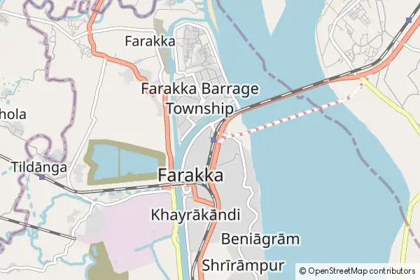 Mapa Farakka