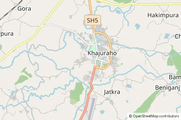 Mapa Khajuraho
