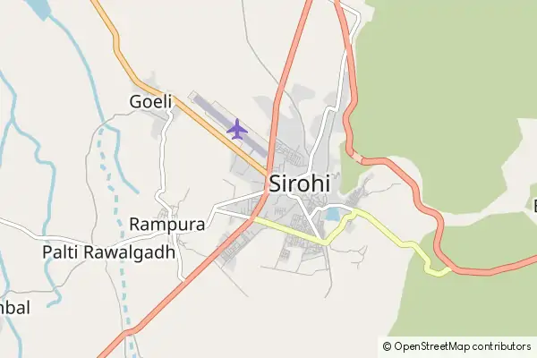 Mapa Sirohi