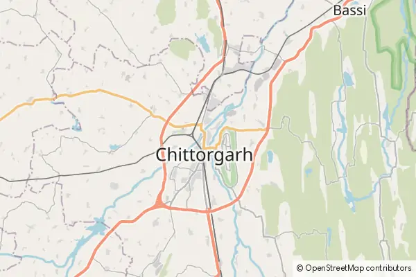 Mapa Chittaurgarh