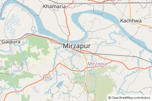 Mapa Mirzapur