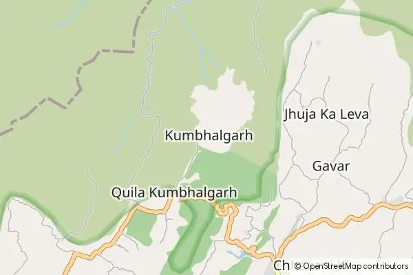 Mapa Kumbhalgarh