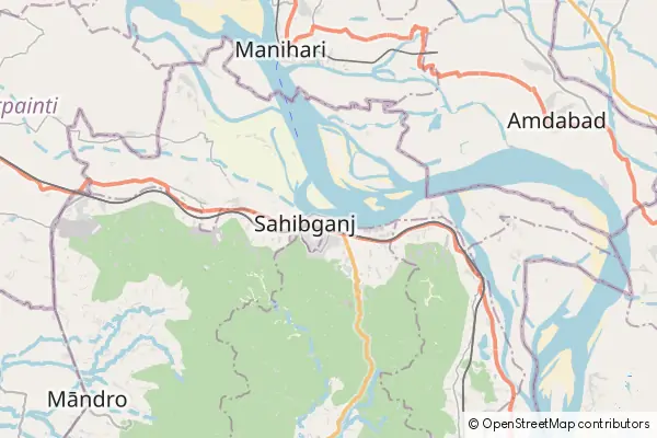 Mapa Sahebganj