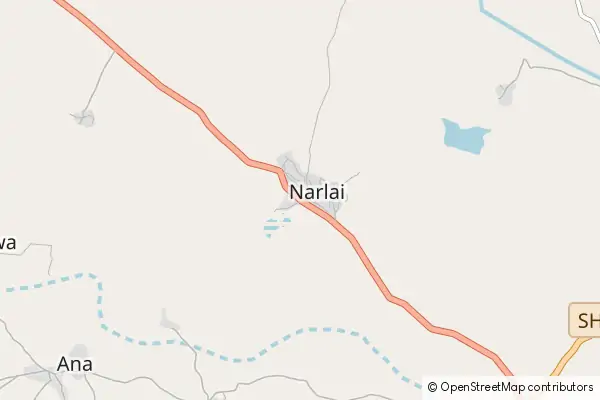 Mapa Nārlāi