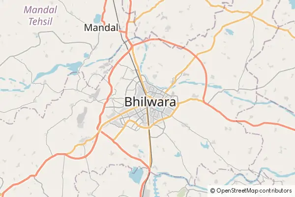 Mapa Bhilwara